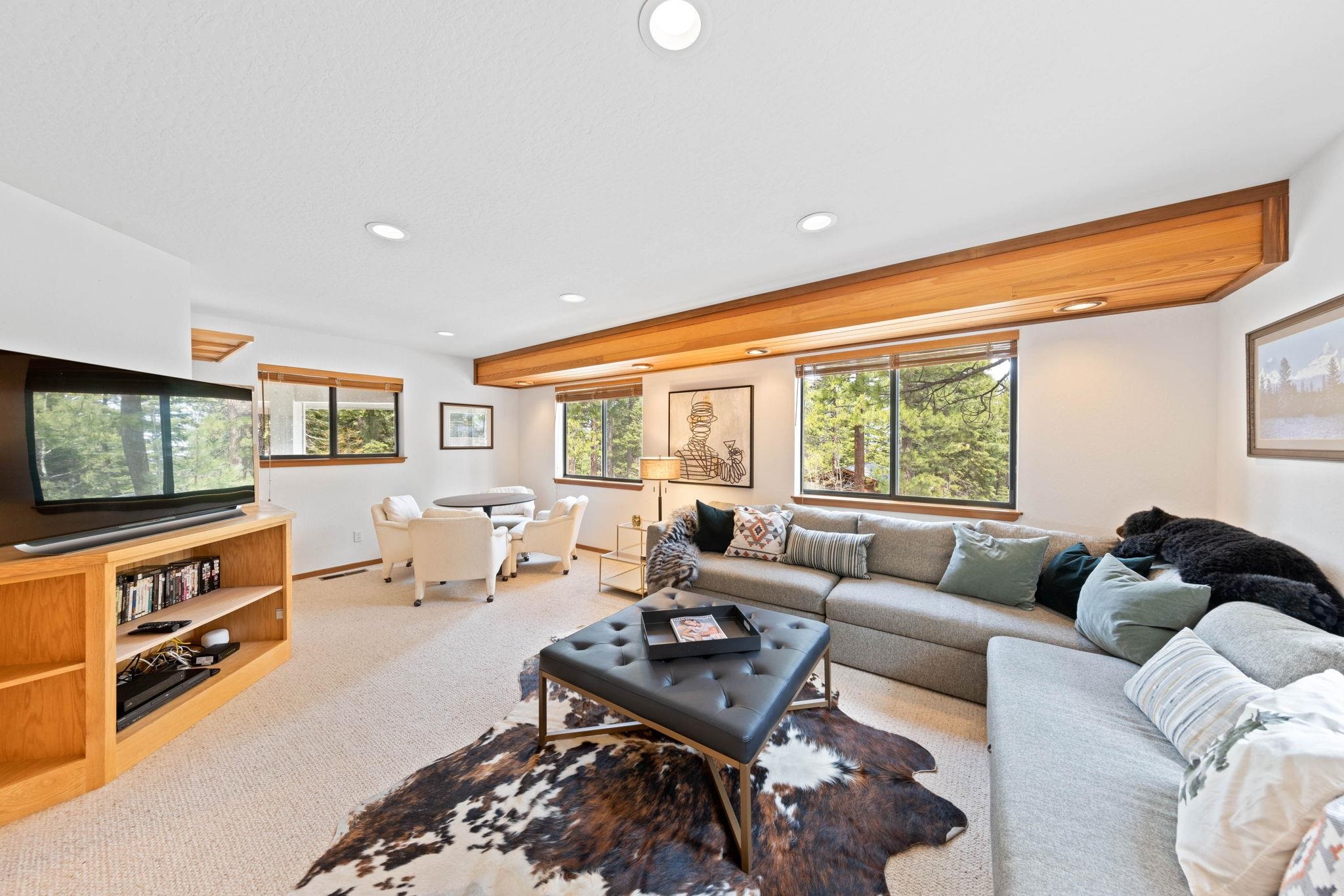 737 Conifer Truckee, CA 96161 - Photo 10 of 21 a living room with furniture and a flat screen tv