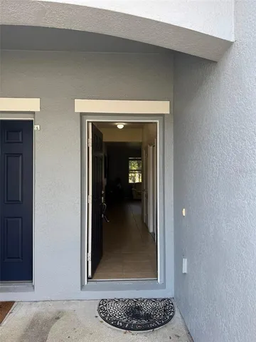 a view of a entryway door