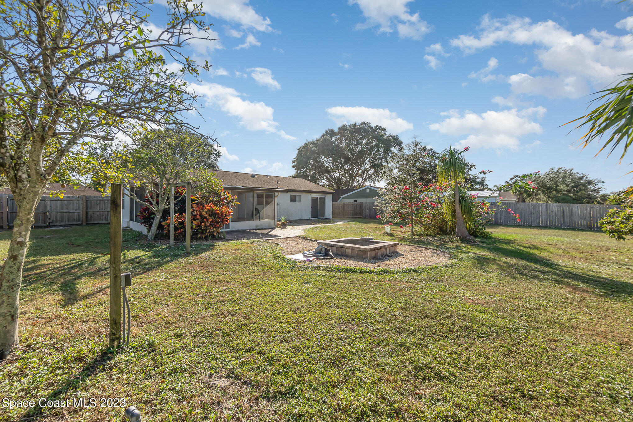 1337 Cromey Road Northeast Palm Bay, FL 32905 - Photo 21 of 21 backyard left