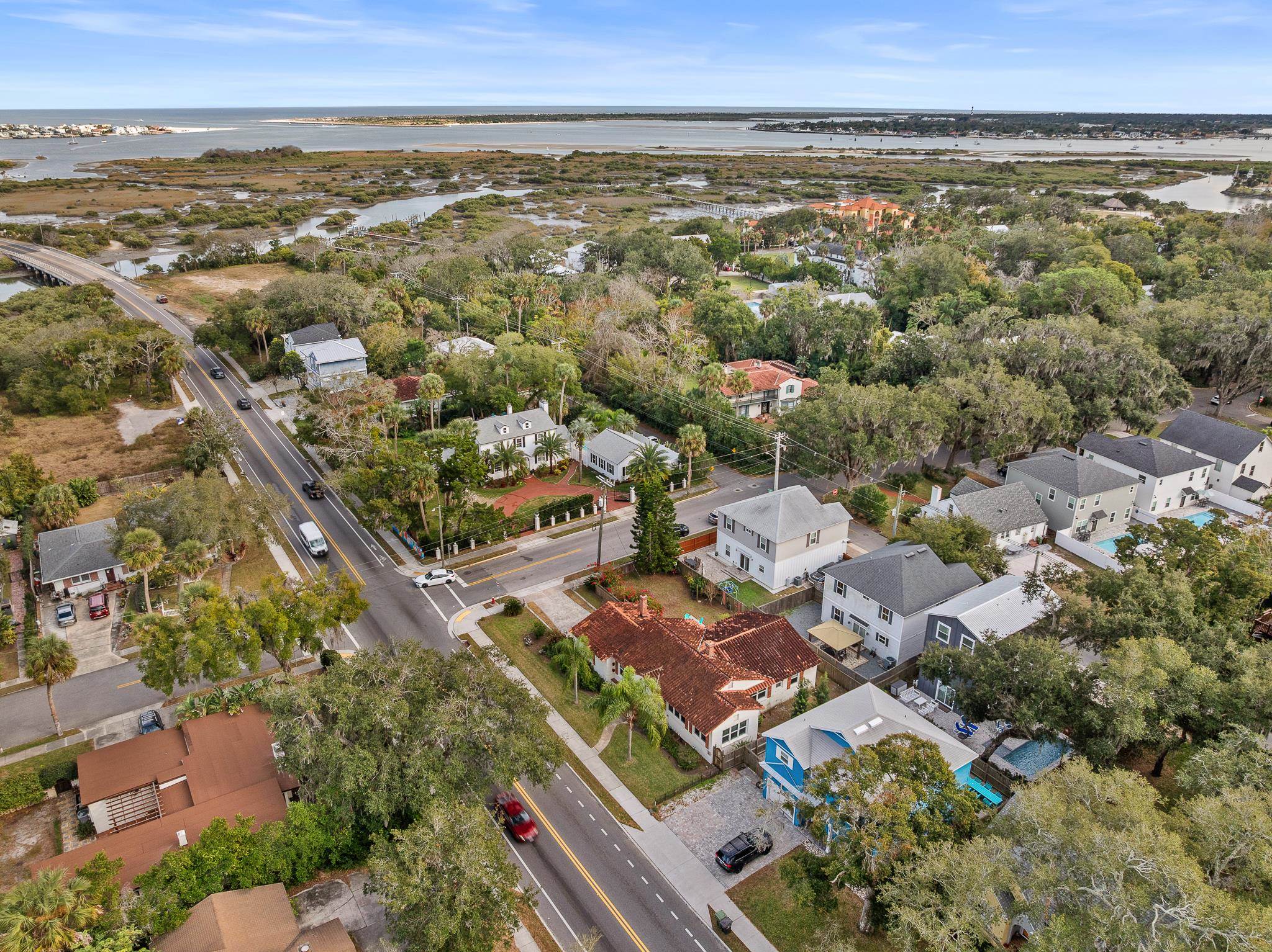 25 May Street St. Augustine, FL 32084 - Photo 3 of 38 an aerial view of multiple house