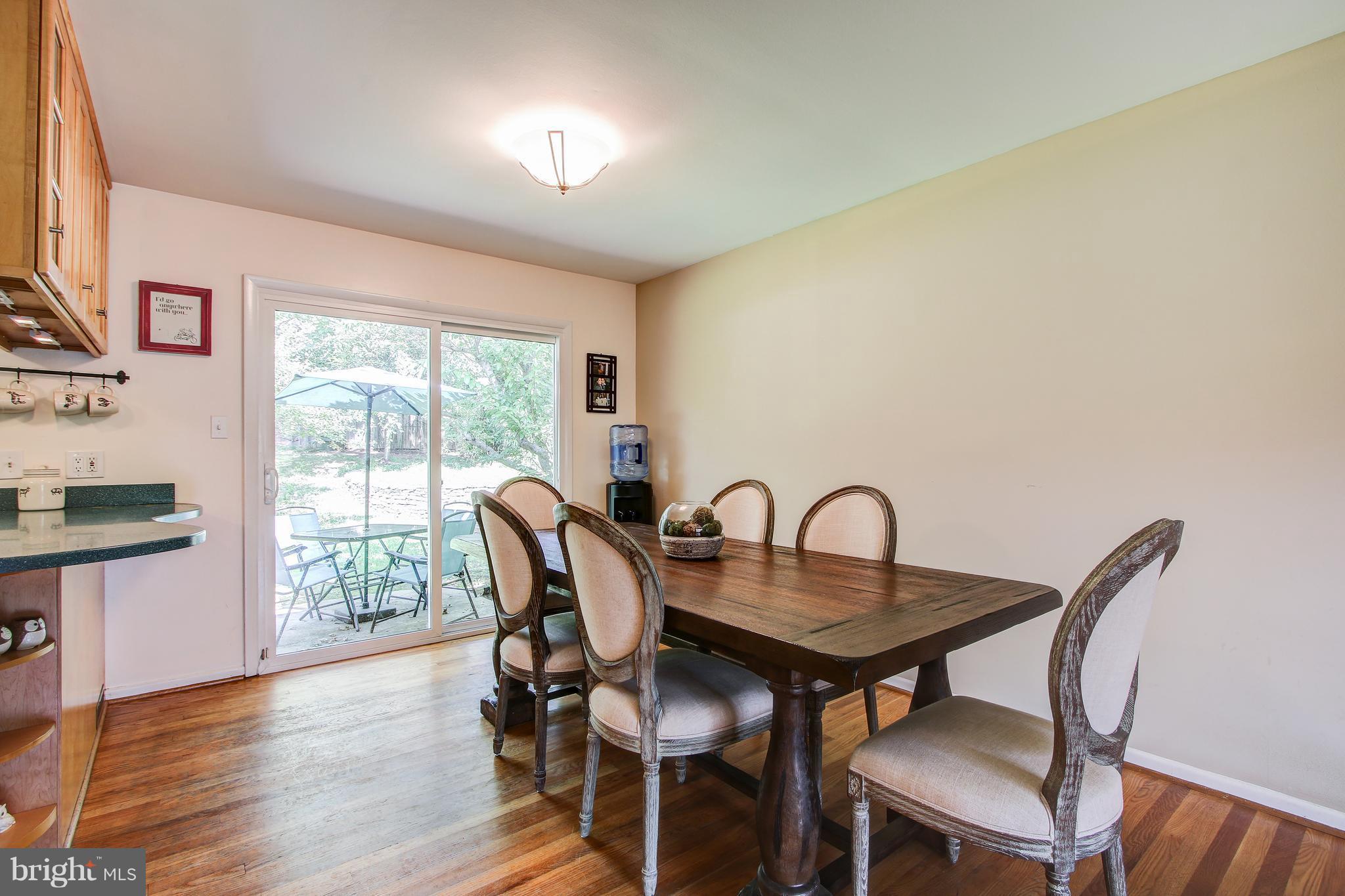 9504 Vance Place Silver Spring, MD 20901 - Photo 26 of 30 Dining Room with access to backyard