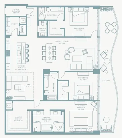 $3,400,000 | 900 North Ocean Boulevard, Unit 702, Pompano Beach, FL 33062