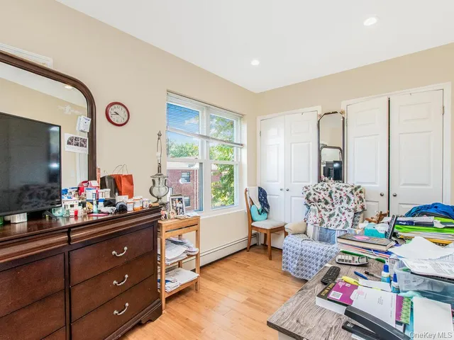 a bed room with a bed and a couch