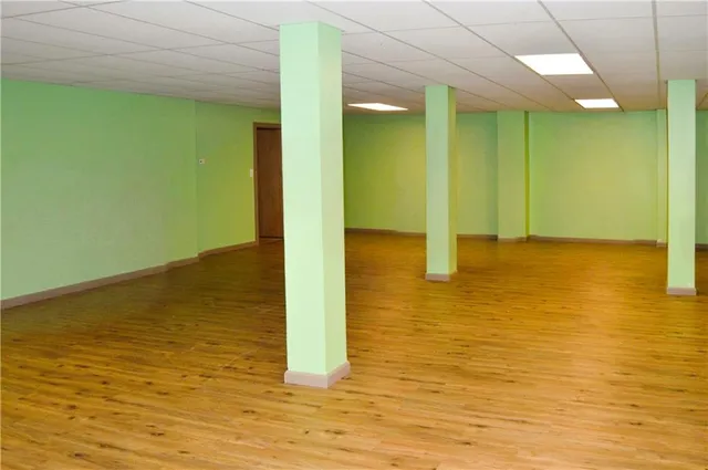 a sign on the wall with a tree on it