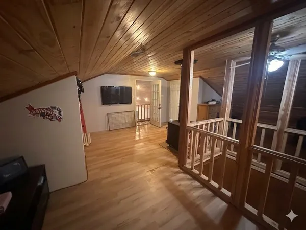 a view of an empty room