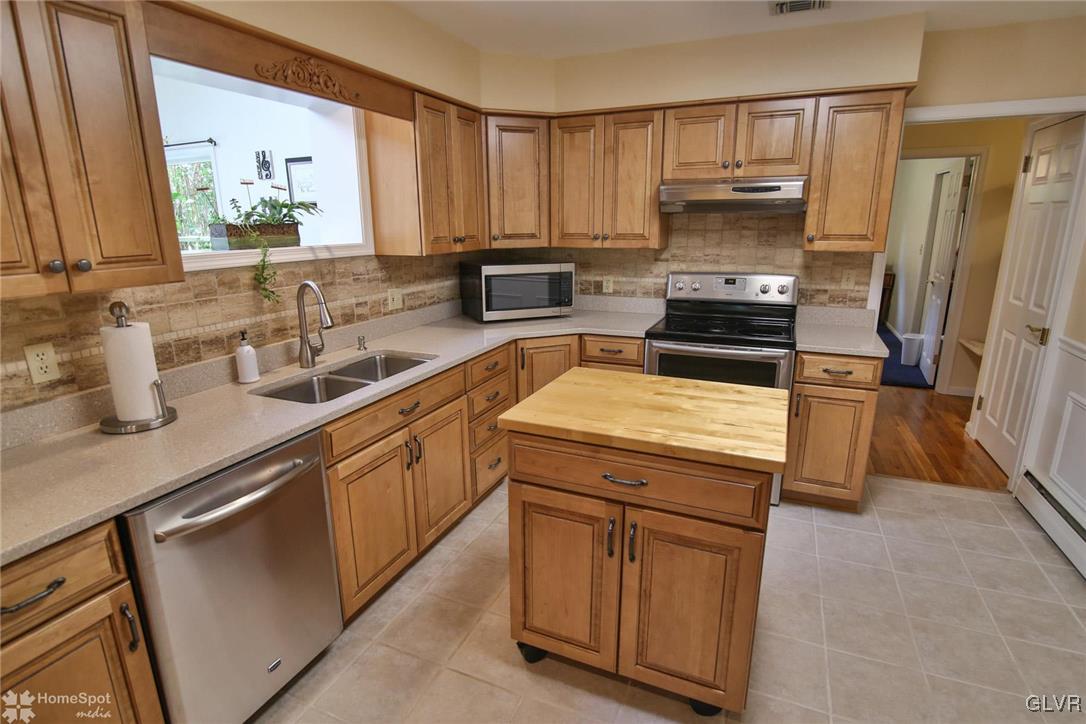 2901 Strohl Road Allentown, PA 18104 - Photo 13 of 39 Island is on wheels and can be moved around the Ki