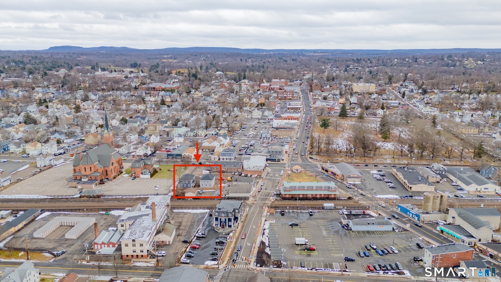 25 Hall Avenue Wallingford, CT 06492 - Photo 3 of 16 an aerial view of multiple house