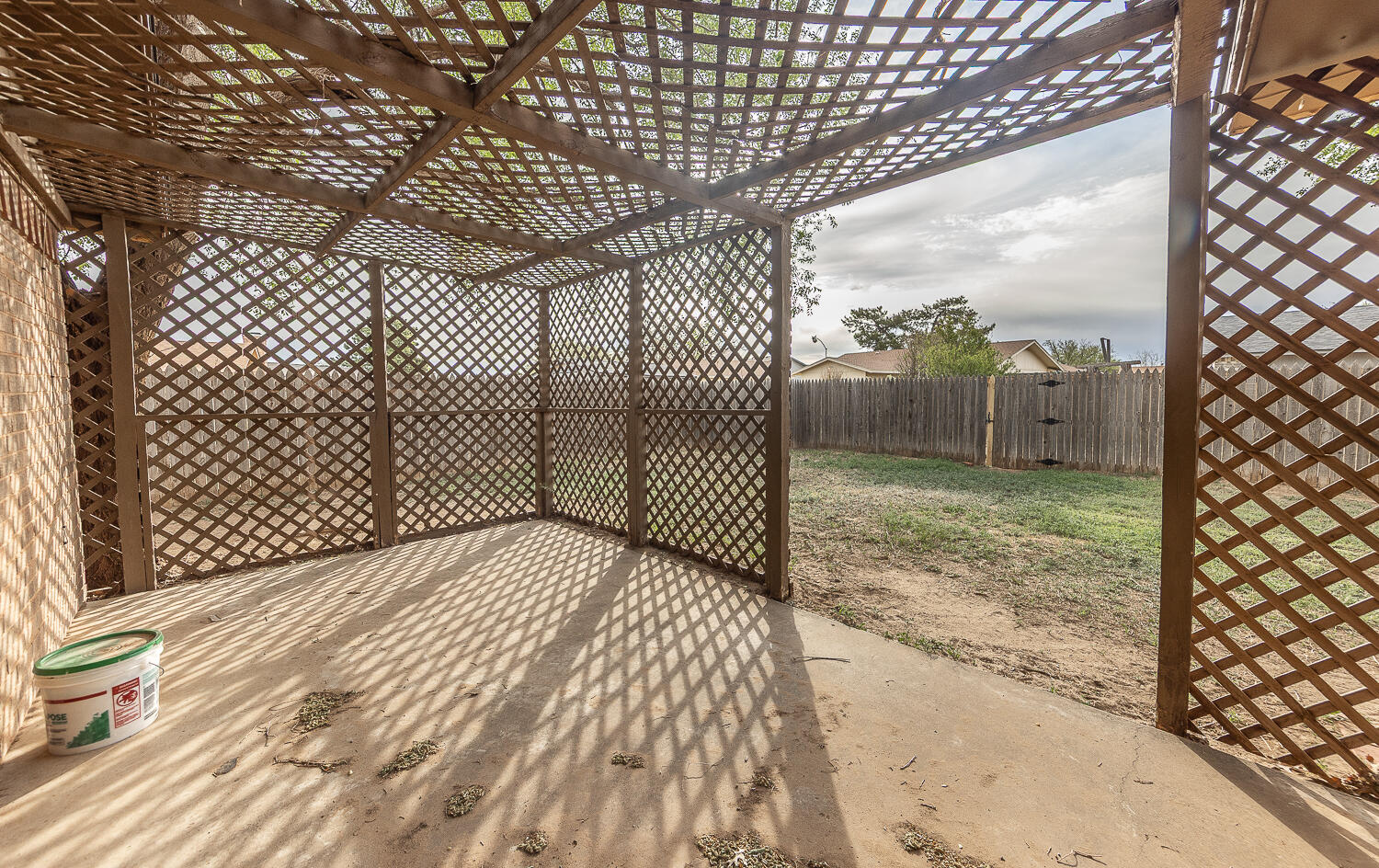 6305 35th Street Lubbock, TX 79407 - Photo 17 of 20 a view of a backyard
