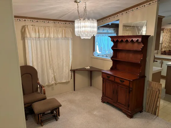 a view of kitchen and washer and dryer