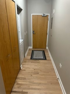 1529 South State Street, Unit 4B Chicago, IL 60605 - Photo 9 of 16 a view of a bathroom with sink and wooden floor