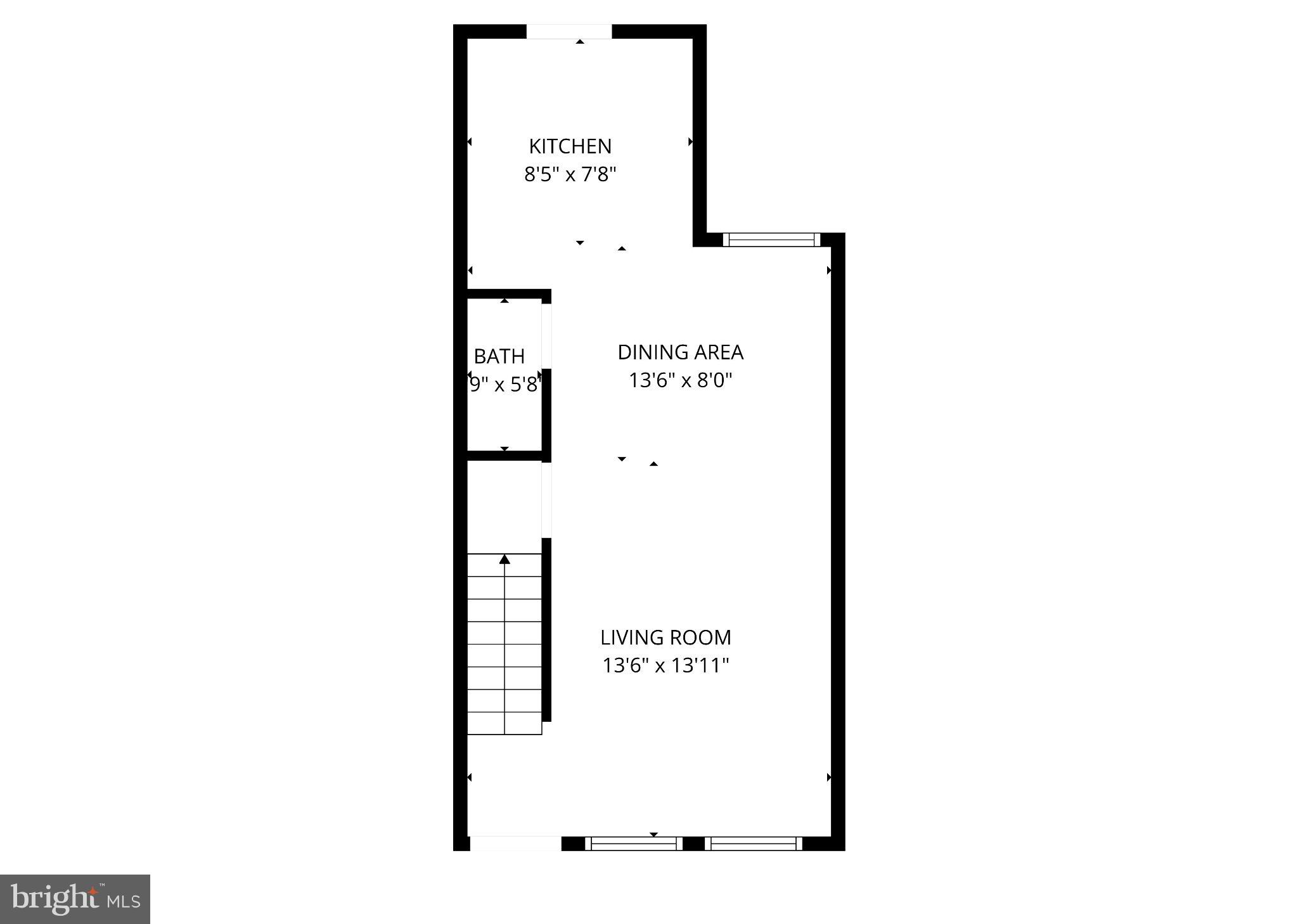 1845 Corcoran Street Northeast Washington, DC 20002 - Photo 32 of 33 Spacious layout for modern living.