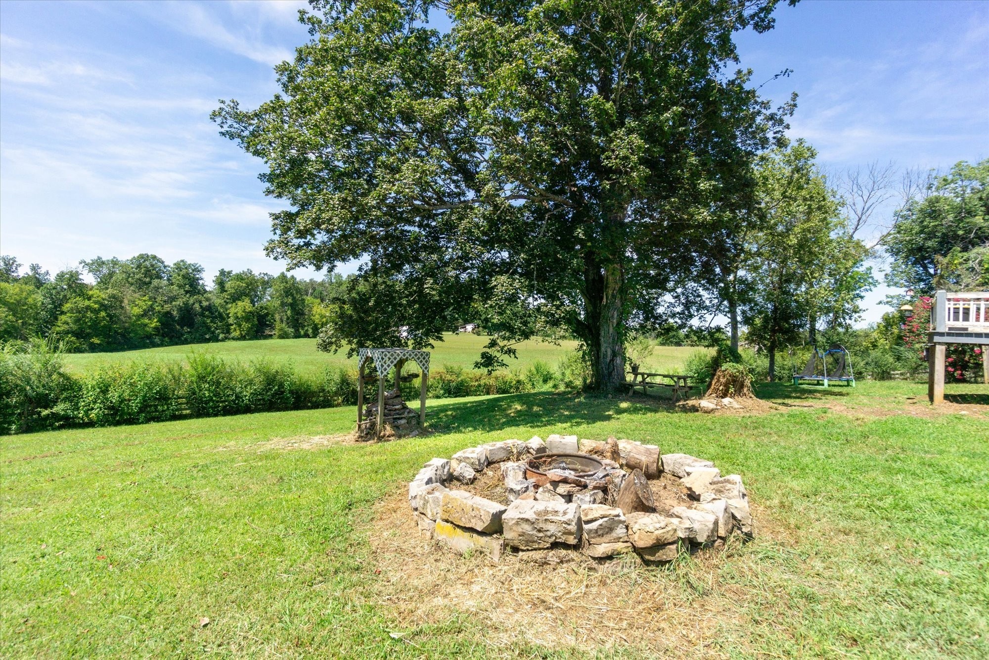 519 John McCoin Road Sparta, TN 38583 - Photo 11 of 27 a view of a backyard with a garden and trees