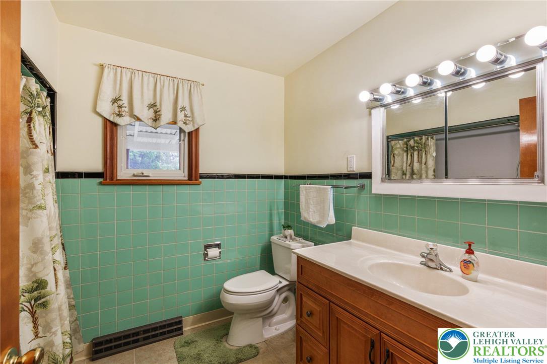 194 Gallagher Road Whitehall, PA 18052 - Photo 15 of 21 a bathroom with a sink a mirror and a toilet