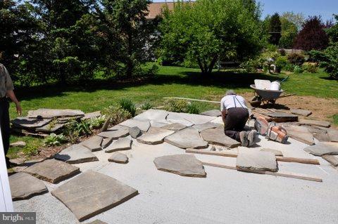 854 Furnace Hills Pike Lititz, PA 17543 - Photo 48 of 50 Flagstone patio Before