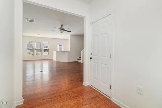 a view of an empty room