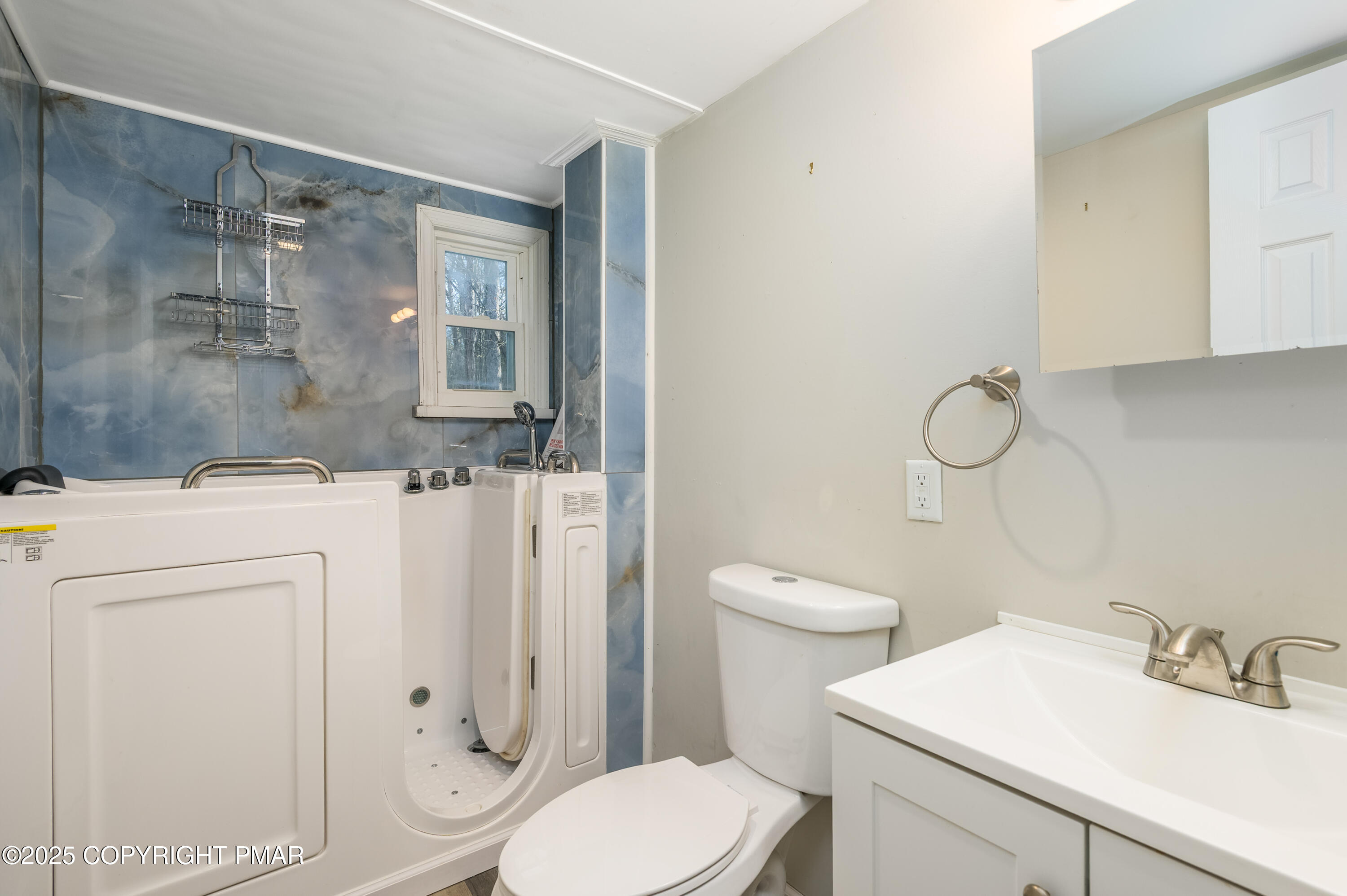 6151 Kansa Road East Stroudsburg, PA 18302 - Photo 18 of 26 a bathroom with a sink toilet and shower