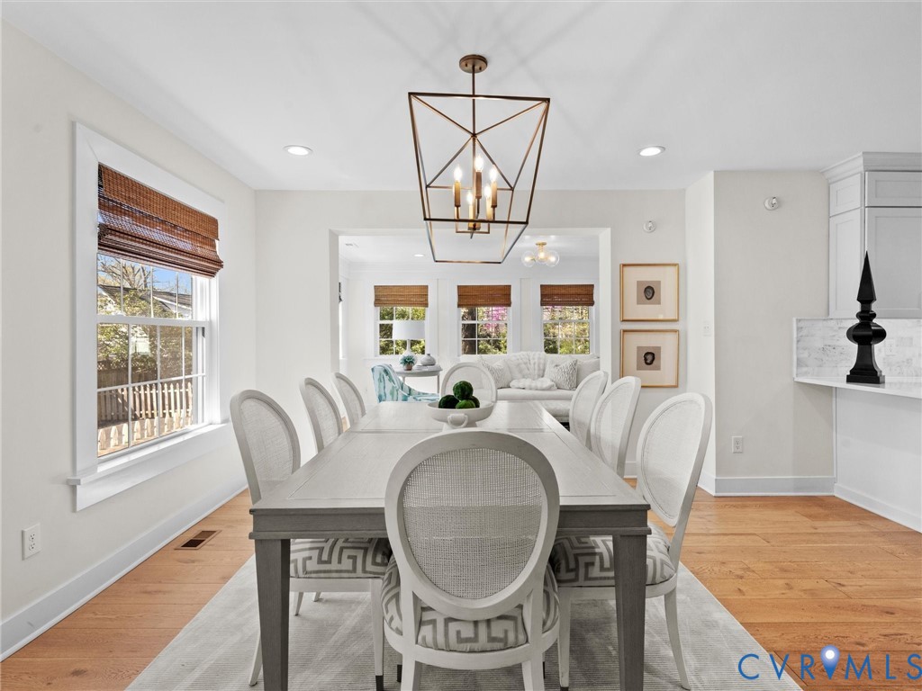 200 North Ridge Road Henrico, VA 23229 - Photo 16 of 85 a view of a dining room with furniture window and wooden floor