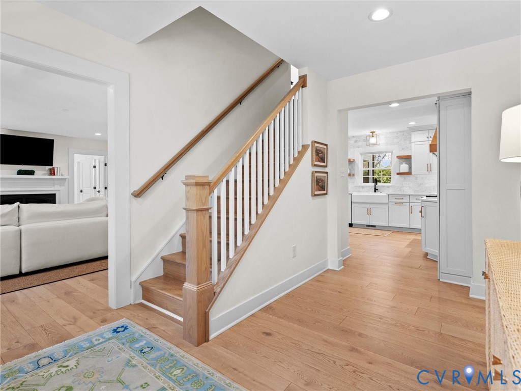 200 North Ridge Road Henrico, VA 23229 - Photo 50 of 85 a view of a livingroom with furniture and staircase