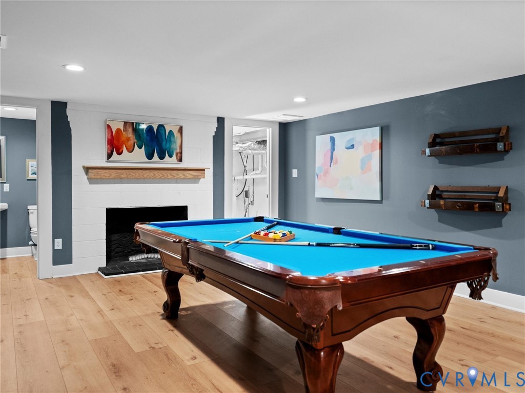200 North Ridge Road Henrico, VA 23229 - Photo 62 of 85 a room with furniture pool table and flat screen tv