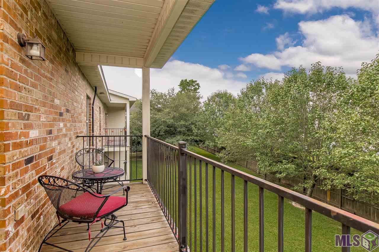 828 Meadow Bend Drive, Unit G Baton Rouge, LA 70820 - Photo 23 of 28 Balcony off of the master bedroom