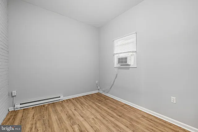 wooden floor in a room