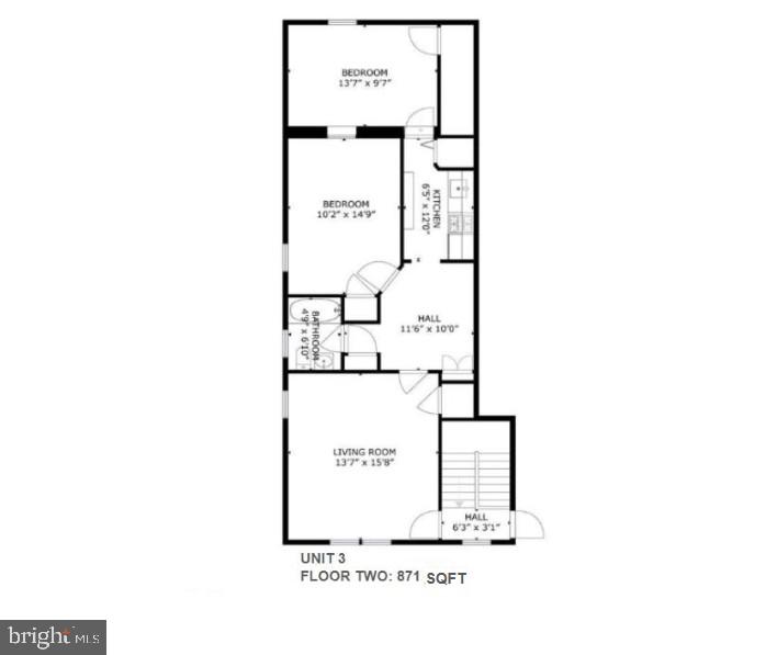 3919 R Street Southeast, Unit 2 Washington, DC 20020 - Photo 36 of 41 a picture of a bench in front of a wall