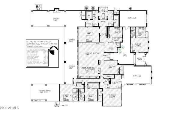 a kitchen with a refrigerator and a stove top oven