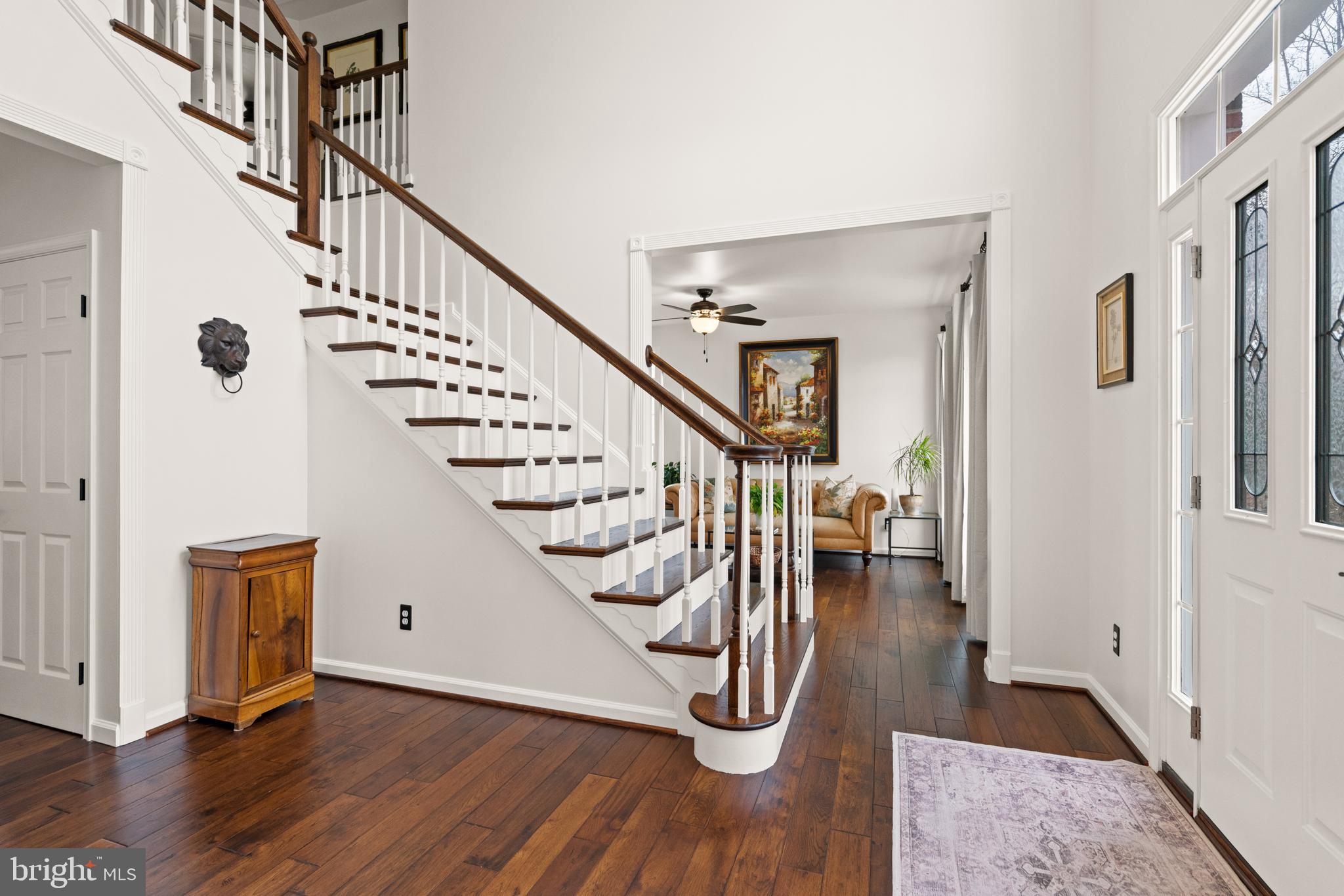 10448 Wheatley School Road Marshall, VA 20115 - Photo 3 of 40 a view of entryway and hall with wooden floor