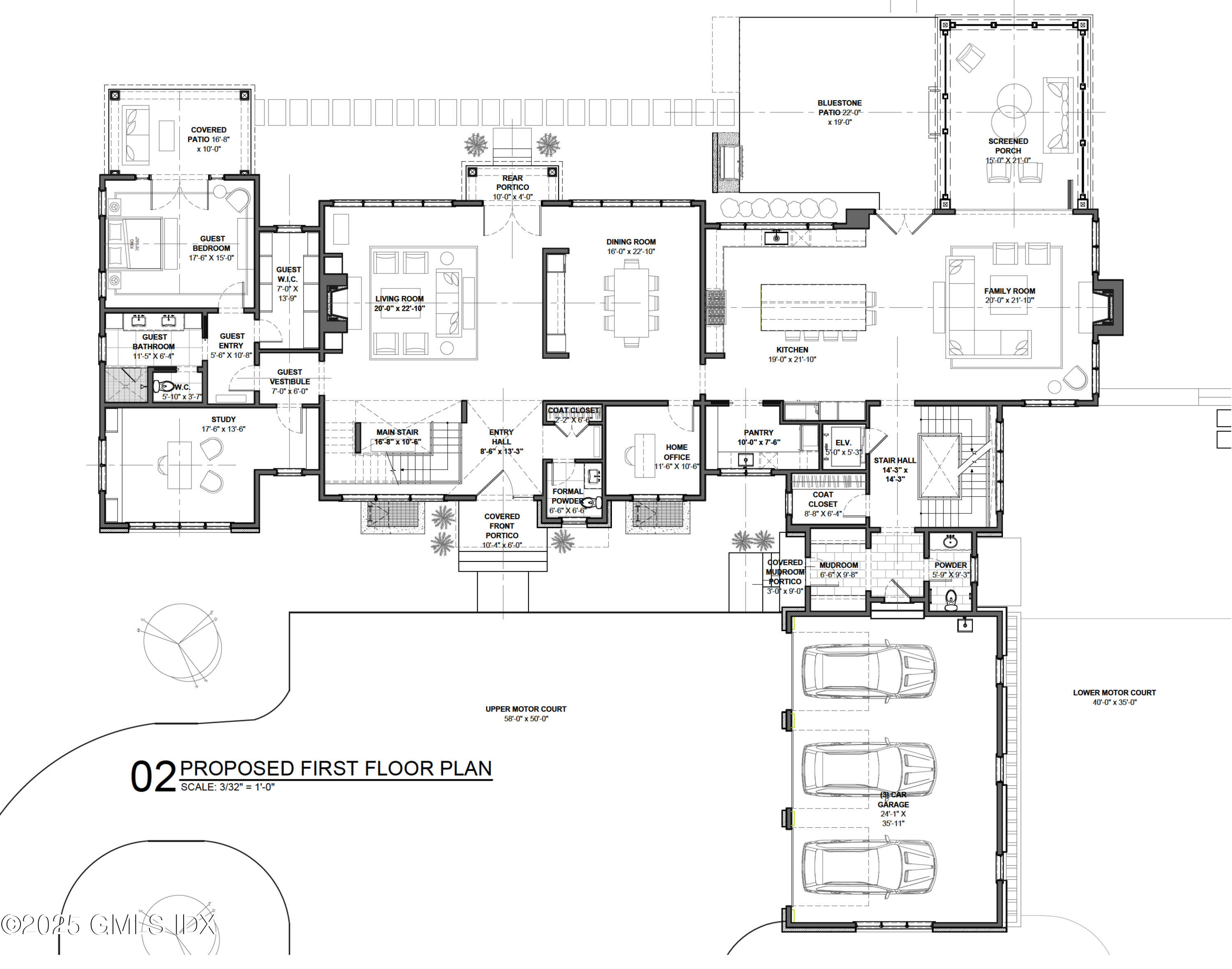 382 North Street Greenwich, CT 06830 - Photo 25 of 27 382 North Street FIRST FLOOR PLAN