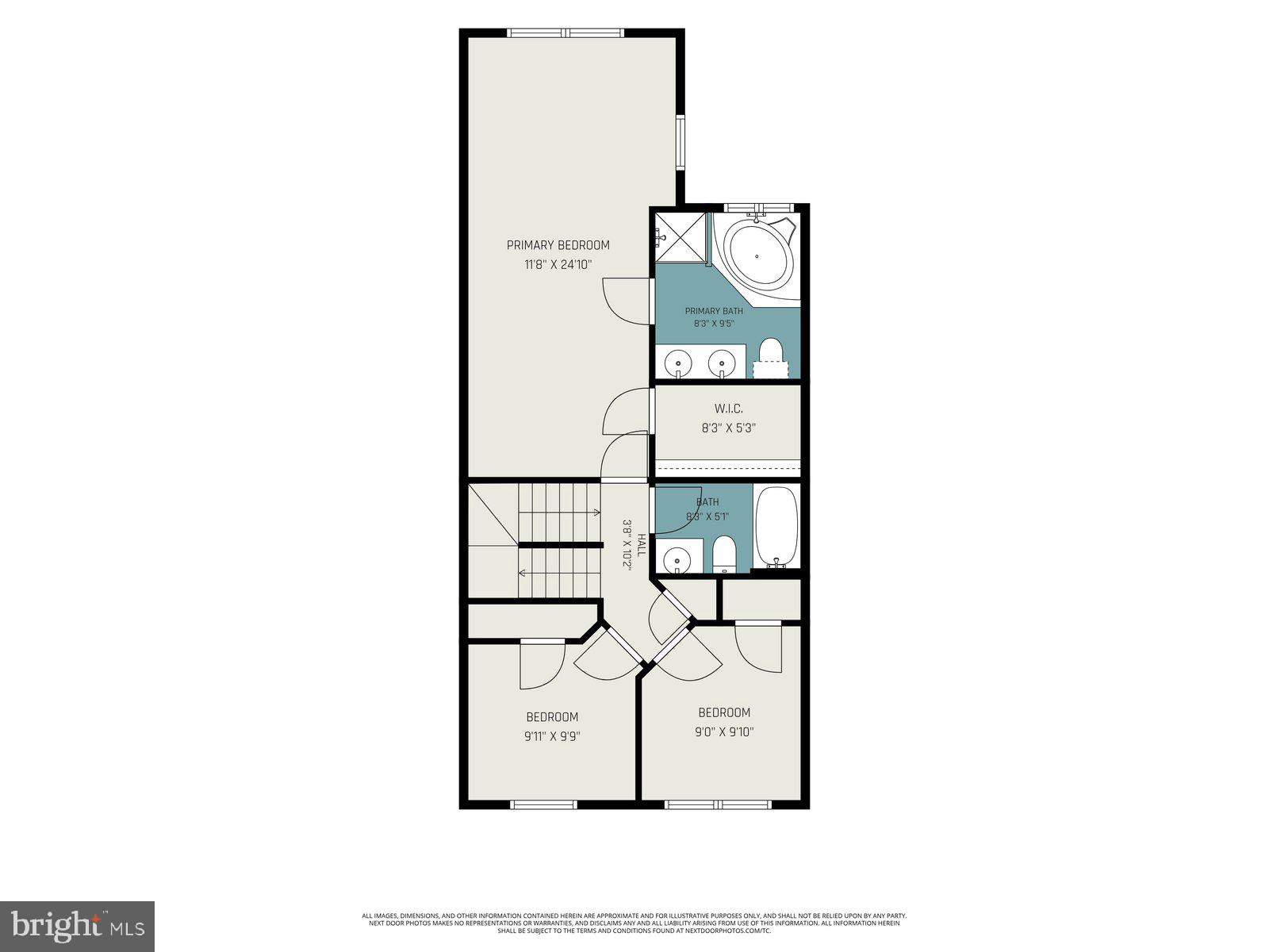749 Shallow Ridge Court Abingdon, MD 21009 - Photo 29 of 31 2nd Level Floorplan