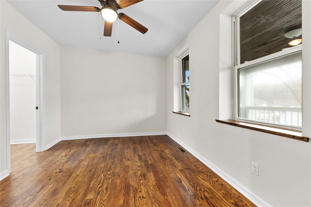 323 1st Street Apollo, PA 15613 - Photo 17 of 35 Main Level Master Bedroom with ceiling Fan