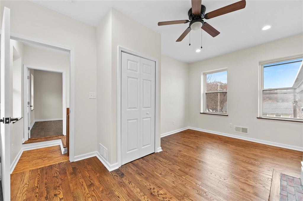 323 1st Street Apollo, PA 15613 - Photo 29 of 35 3rd Bedroom Ceiling Fan, Hardwood Floor Recess Lights