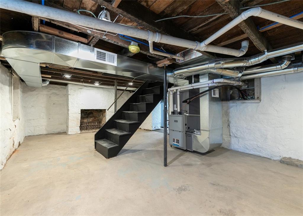 323 1st Street Apollo, PA 15613 - Photo 31 of 35 Unfinished Basement area leads to Laundry