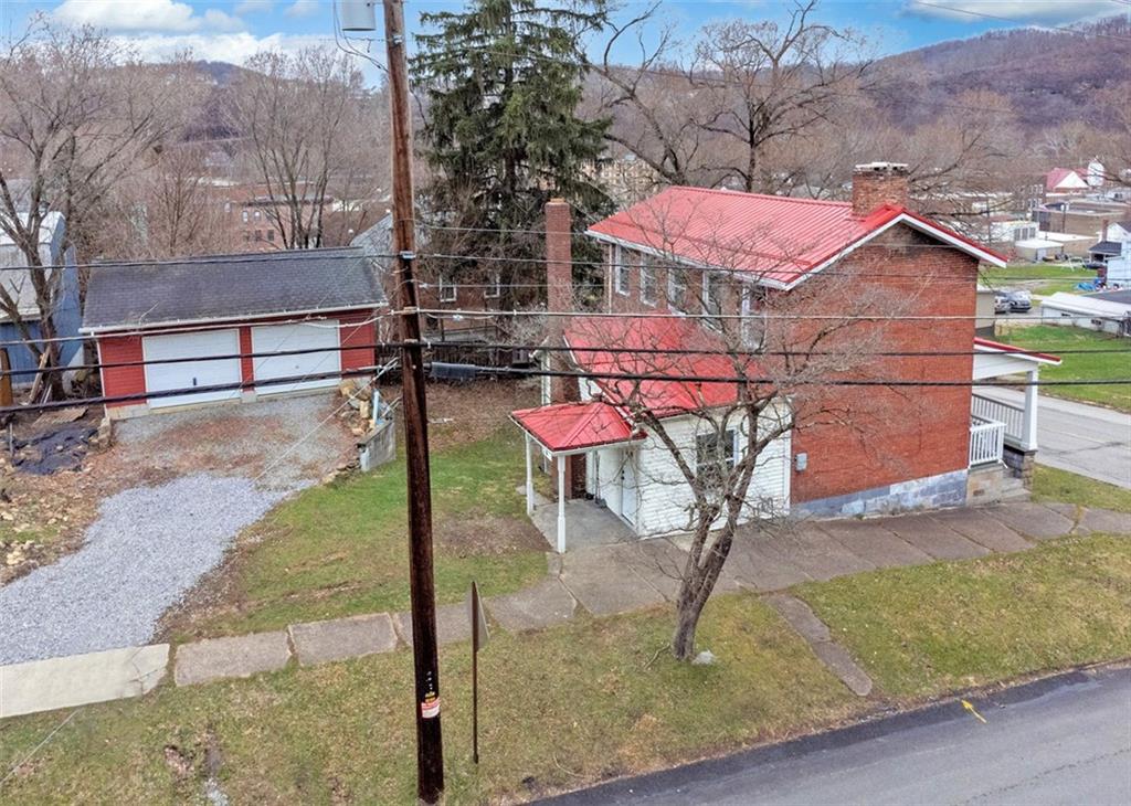 323 1st Street Apollo, PA 15613 - Photo 4 of 35 aerial side view from street