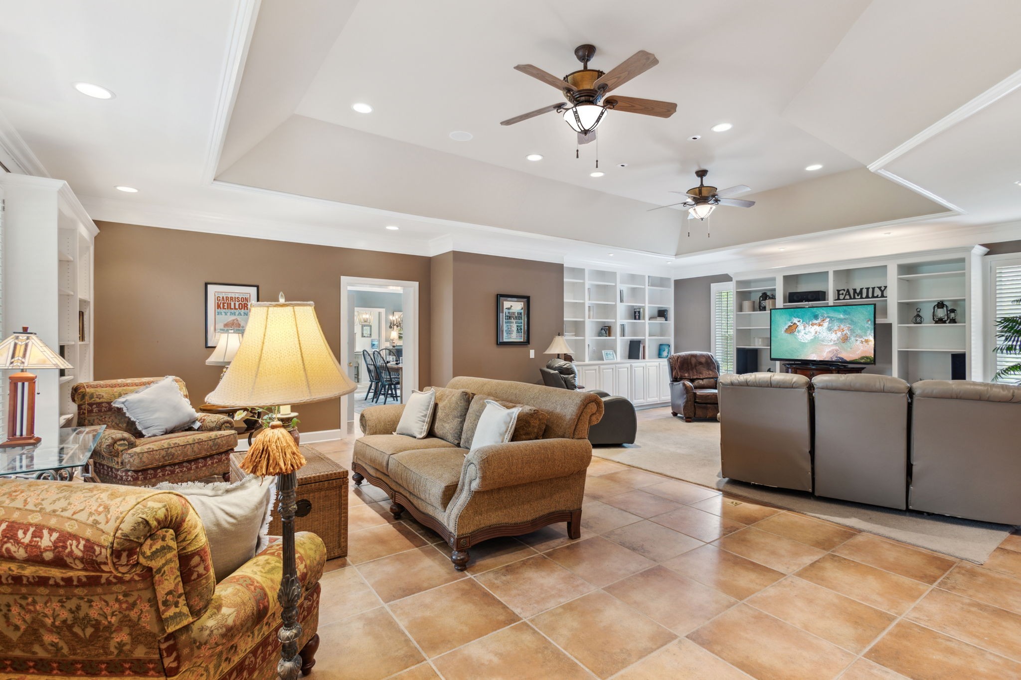 6711 Midland Road Christiana, TN 37037 - Photo 14 of 36 Spacious living room & den combination where relaxation meets sophistication.