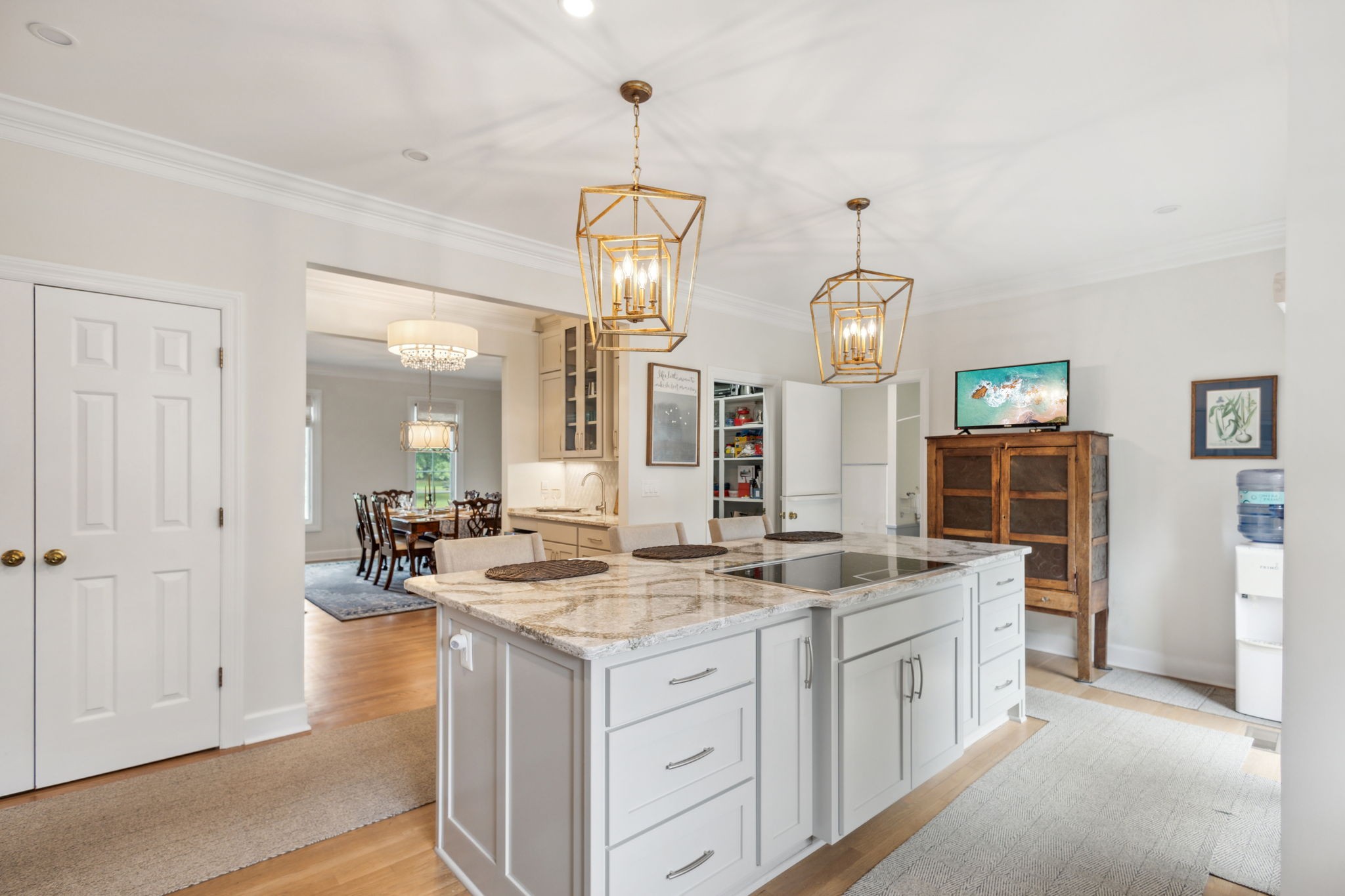 6711 Midland Road Christiana, TN 37037 - Photo 8 of 36 Gourmet kitchen with spacious island that has built-in cooktop and storage.