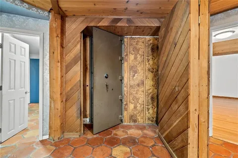 a view of a glass door of the house