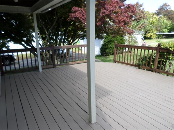 41 Ruggles Street Three Rivers, MA 01080 - Photo 5 of 30 a view of backyard with deck and garden