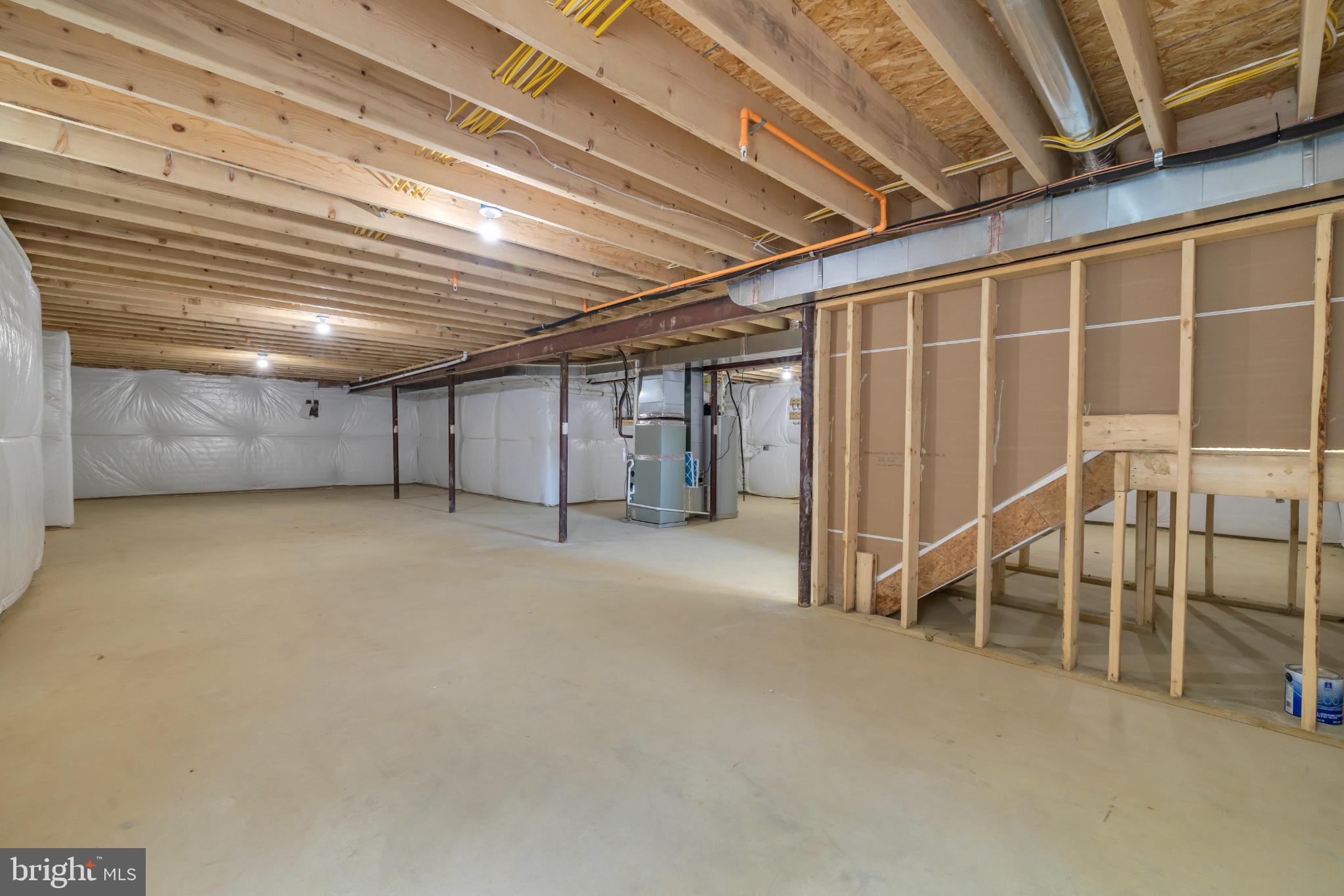 413 Trimble Road Joppa, MD 21085 - Photo 27 of 54 Spacious unfinished basement ready for ideas.