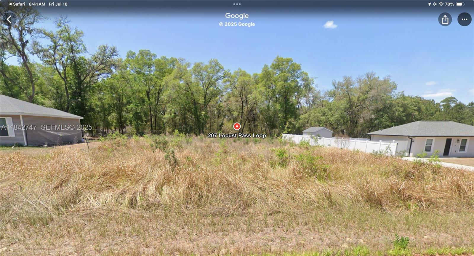 207 Locust Pass Loop Ocala, FL 34472 - Photo 1 of 2 a view of outdoor space and yard