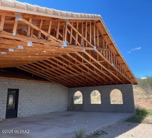 480 Camino Ramanote Rio Rico, AZ 85648 - Photo 37 of 43 Carport east view with center 11'6" clearance.
