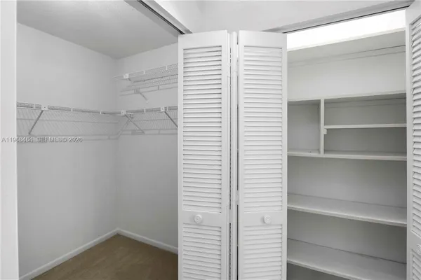 a view of walk in closet