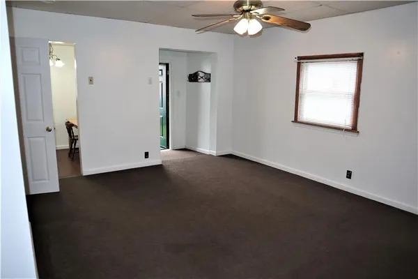 a view of a room with window