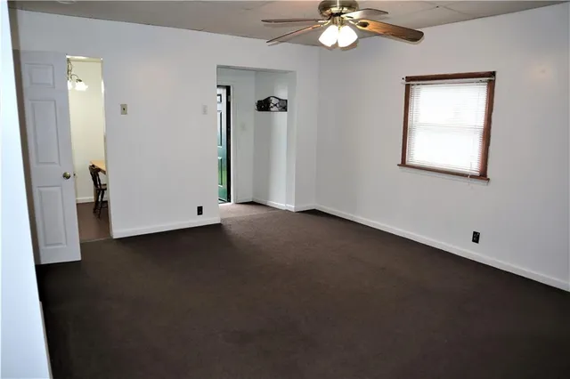 a view of a room with window