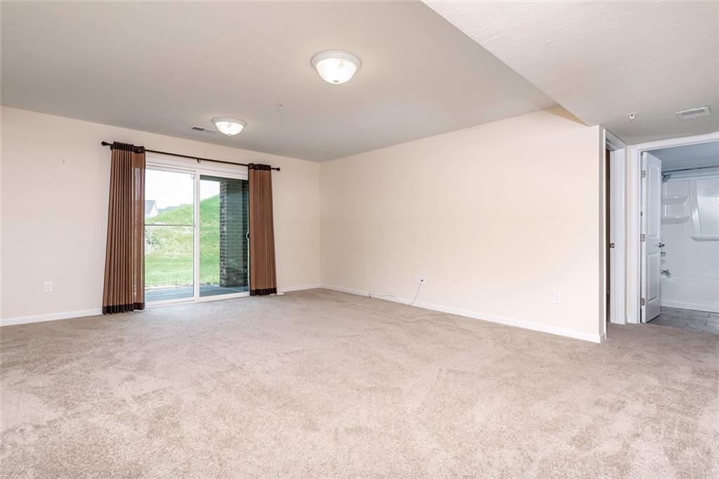 614 Rosecliff Road Wexford, PA 15090 - Photo 18 of 23 The lower level is finished into two large rooms and a full bath, providing the opportunity to create a fourth bedroom or office.
