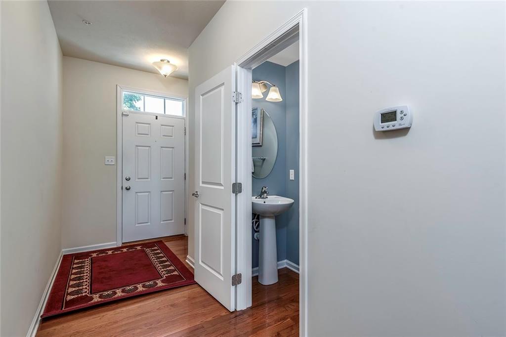 614 Rosecliff Road Wexford, PA 15090 - Photo 4 of 23 This picture shows the entry with the half bath.