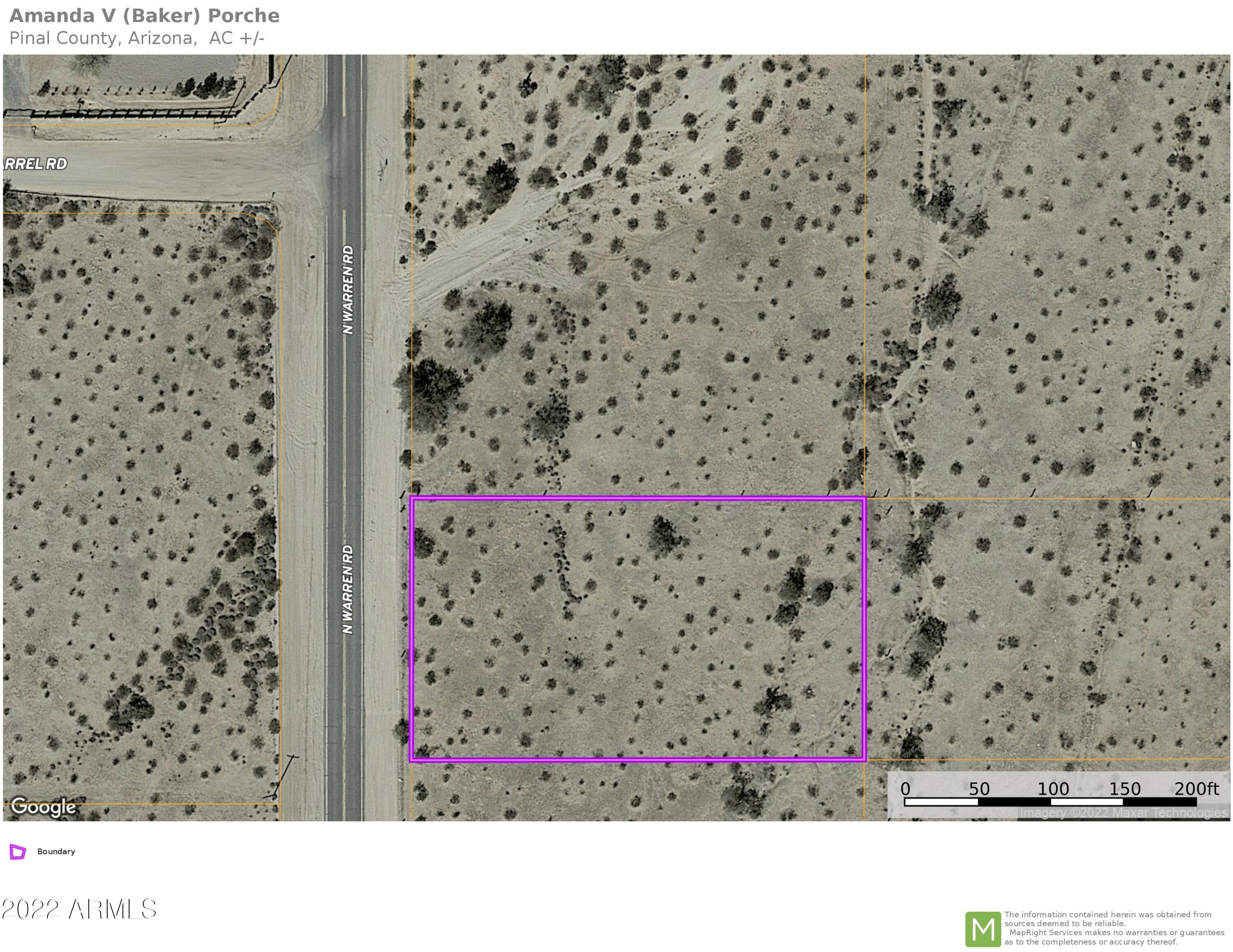 0 West Warren Lane, Unit F Maricopa, AZ 85139 - Photo 1 of 1 1.24 acres on Warren RD 501-05-033F