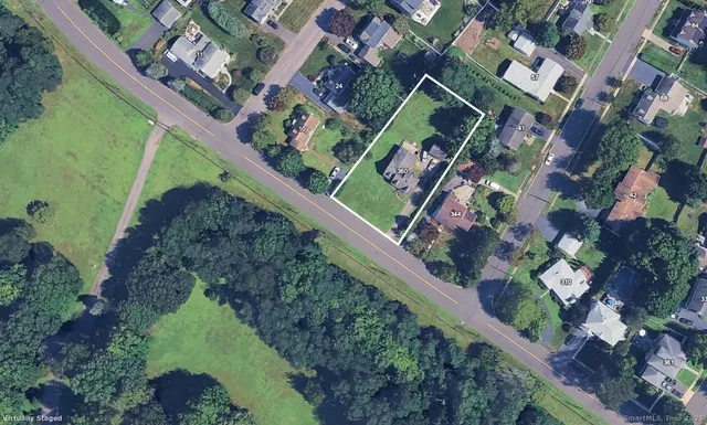 a bird view of a garden