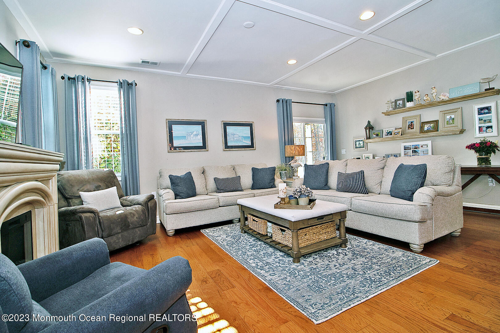 39 Bayville Way Waretown, NJ 08758 - Photo 13 of 55 a living room with furniture a rug and a window