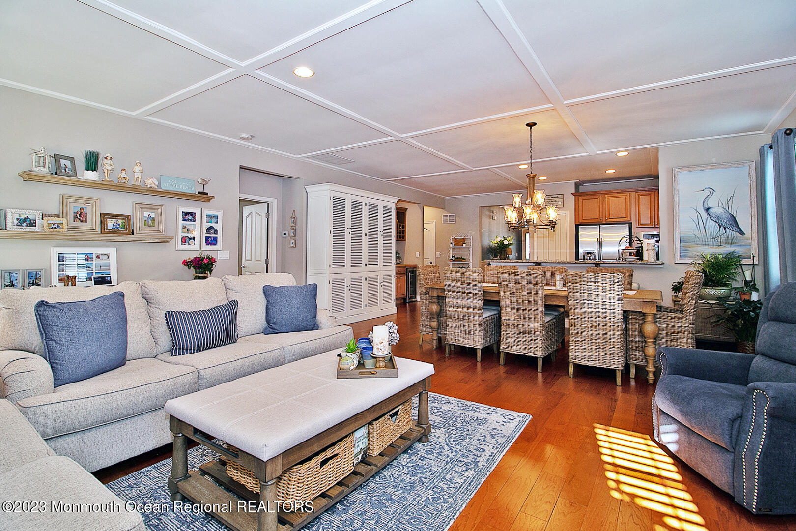 39 Bayville Way Waretown, NJ 08758 - Photo 14 of 55 a living room with furniture and view of kitchen